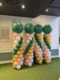 Balloon Column With Giant Topper Balloon