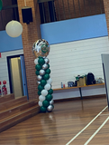 Balloon Column With Star or Round or Supershape Foil Topper