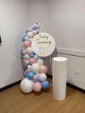 Easel  and Disc with  Balloon Garland HIRE Price from