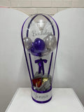 Personalised Hot Air Balloon Bubble Box Arrangement, Price From