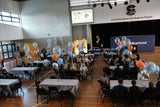 Big Confetti 45cm Balloon with 3 Std Latex Balloons Table Bouquet #confettiT3table