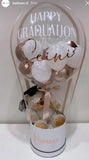 Personalised Hot Air Balloon Bubble Box Arrangement, Price From