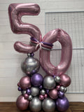 Balloon Marquee Display- Choose Colour & Age FROM