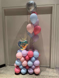 Grand Balloon Number Marquee Design- Choose Theme & Age