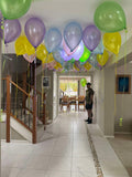 18 -50 Ceiling Floating Helium Balloons on strings (48 hour Float Time) From