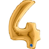 Gold Number 4 Small Air Filled Foil 36cm (14") #140243