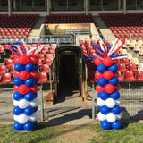 Balloon Column With Giant Topper Balloon