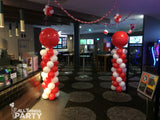 Balloon Column With Giant Topper Balloon