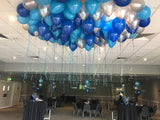 100 Ceiling Floating Helium Balloon with Corral