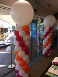 Balloon Column With Giant Topper Balloon