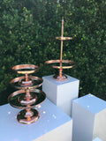 Cake Stand Hire Rose Gold