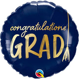 Congratulations Grad Tassell Lights Foil 45cm (18") INFLATED #21558