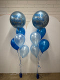 Baby Blue Foil Orbz Balloon #39111