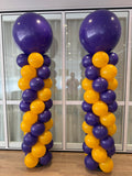 Balloon Column With Giant Topper Balloon
