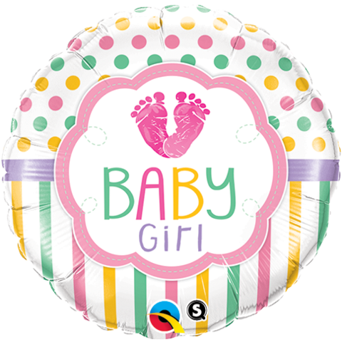 Baby Girl Love Feet Foil Balloon #25746