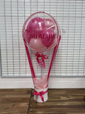 Personalised Hot Air Balloon Bubble Box Arrangement, Price From