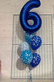 Giant Single Number Splendour Balloon Bouquet CHOOSE YOUR AGE & COLOURS