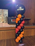 Balloon Column With Giant Topper Balloon
