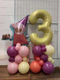 Balloon Marquee Display- Choose Colour & Age FROM