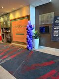 Balloon Column With Giant Topper Balloon