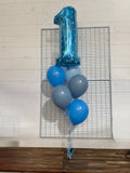 Giant Single Number Splendour Balloon Bouquet CHOOSE YOUR AGE & COLOURS