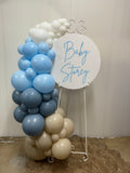 Easel  and Disc with  Balloon Garland HIRE Price from