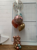 Mini Double Number Table Confetti Bouquet or Latex Bouquet  It's Just A Dinner Bouquet