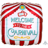 Welcome to the Carnival Foil 45cm (18") INFLATED #37905