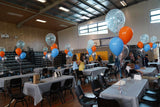 Big Confetti 45cm Balloon with 3 Std Latex Balloons Table Bouquet #confettiT3table