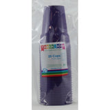 Purple Reusable Plastic Cups 285ml 25pk #851464