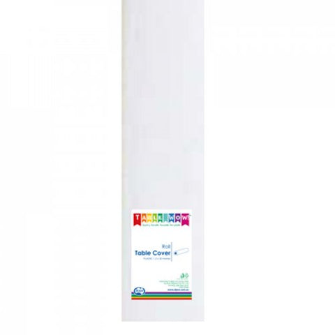 White Tablecover Roll 30m x 1.2m #388301
