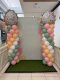 Balloon Column With Star or Round or Supershape Foil Topper