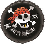 Pirate Fun 45cm (18") Foil Balloon INFLATED #40507