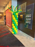 Balloon Column With Giant Topper Balloon