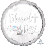 Holy Day Blessed Day Communion Baptism Foil 45cm (18")  INFLATED #41108