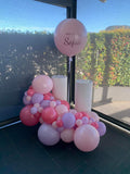 Large 60cm Balloon Helium filled 3-4 day Float Time with Satin Ribbon & Balloon Weight