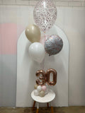 Mini Double Number Table Confetti Bouquet or Latex Bouquet  It's Just A Dinner Bouquet