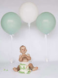 Large 60cm Latex Balloon Helium filled 3-4 day Float Time with Satin Ribbon & Balloon Weight