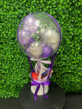 Personalised Hot Air Balloon Bubble Box Arrangement, Price From