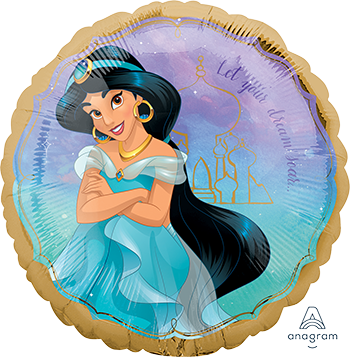 Jasmine Aladdin Disney Princess Once Upon A Time 45cm INFLATED #39802