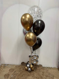 Mini Double Number Table Confetti Bouquet or Latex Bouquet  It's Just A Dinner Bouquet