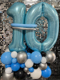 Balloon Marquee Display- Choose Colour & Age FROM