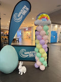 Balloon Column With Star or Round or Supershape Foil Topper