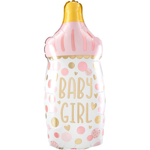 Baby Girl Bottle SuperShape 33cm x 79cm INFLATED #44742
