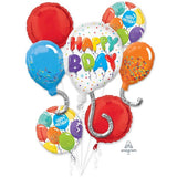 Happy Birthday Celebration Happy BDAY Bouquet 5 pack INFLATED #40672