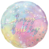 LUMINOUS HAPPY BIRTHDAY 45CM FOIL  INFLATED #42996