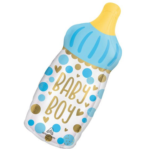 Baby Boy Bottle SuperShape 33cm x 79cm INFLATED #44741