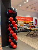 Balloon Column With Giant Topper Balloon
