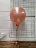 Large 60cm Latex Balloon Helium filled 3-4 day Float Time with Satin Ribbon & Balloon Weight