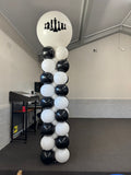 Balloon Column With Giant Topper Balloon